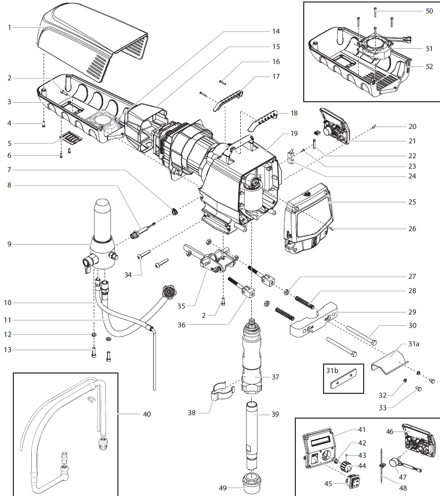 Impact 1140 Main Assembly Parts